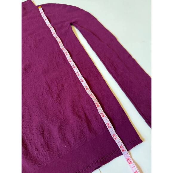 Intimately Free People Burgundy Cutout Mock Neck Long Sleeve Shirt Athletic - Picture 4 of 6